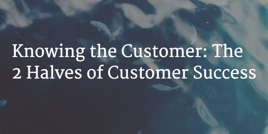 Knowing the Customer: The 2 Halves of Customer Success Image