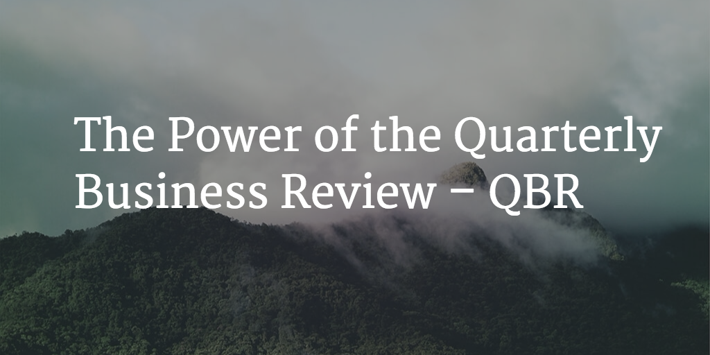 The Power of the Quarterly Business Review – QBR Image