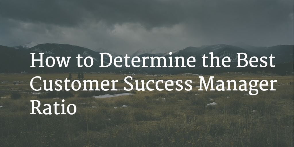 How to Determine the Best Customer Success Manager Ratio Image