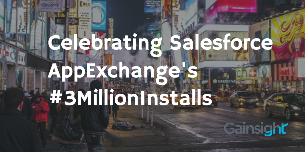 Gainsight Celebrates Salesforce AppExchange’s 3 Million Installs Image
