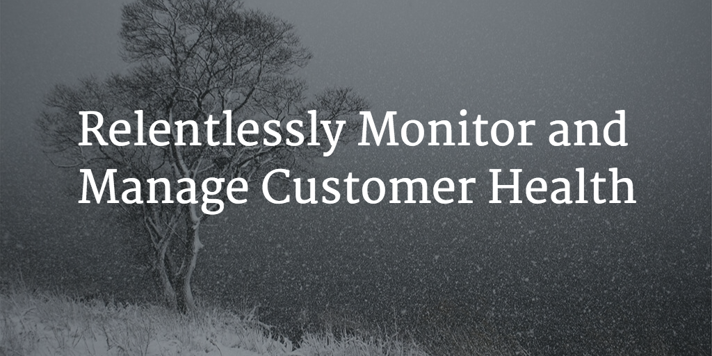 Relentlessly Monitor and Manage Customer Health Image