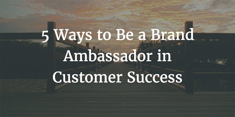 5 Ways to Be a Brand Ambassador in Customer Success Image