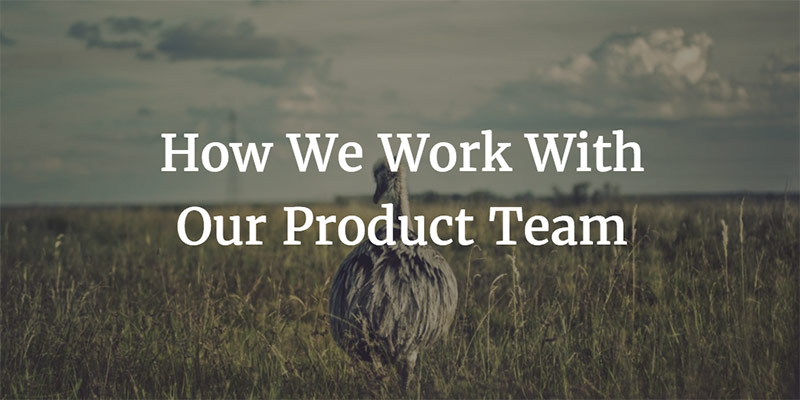 How We Work With Our Product Team Image