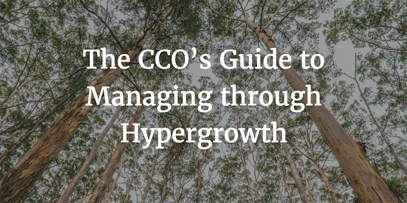 The CCO’s Guide to Managing through Hypergrowth Image
