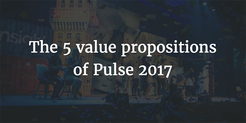 The 5 value propositions of Pulse 2017 Image