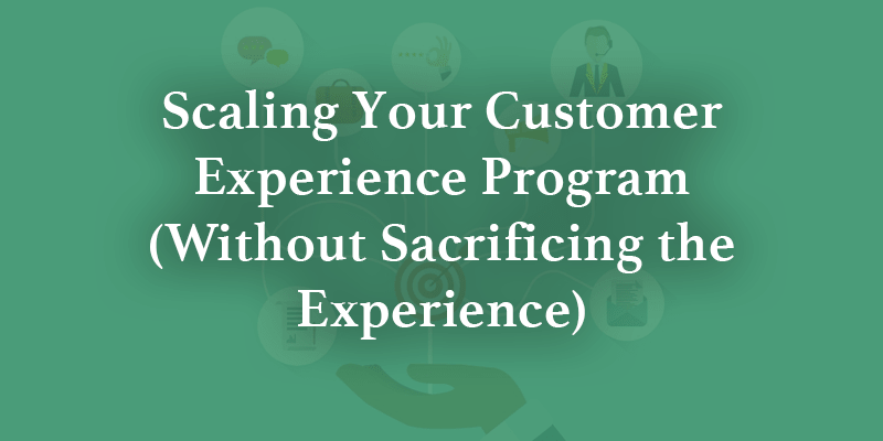 Scaling Your Customer Experience Program  (Without Sacrificing the Experience) Image