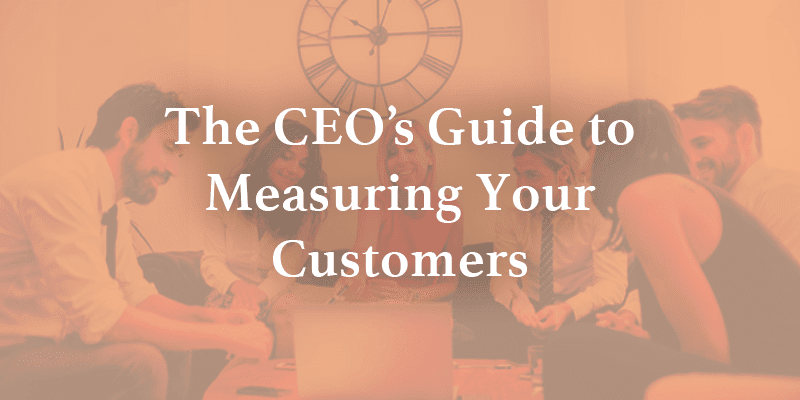 The CEO’s Guide to Measuring Your Customers