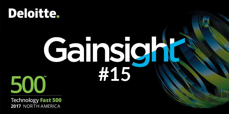 Gainsight™ Ranked Number 15 Fastest Growing Company in North America on Deloitte’s 2017 Technology Fast 500™ Image