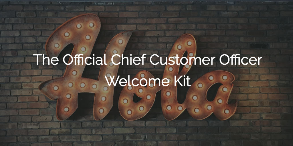The Official Chief Customer Officer Welcome Kit Image