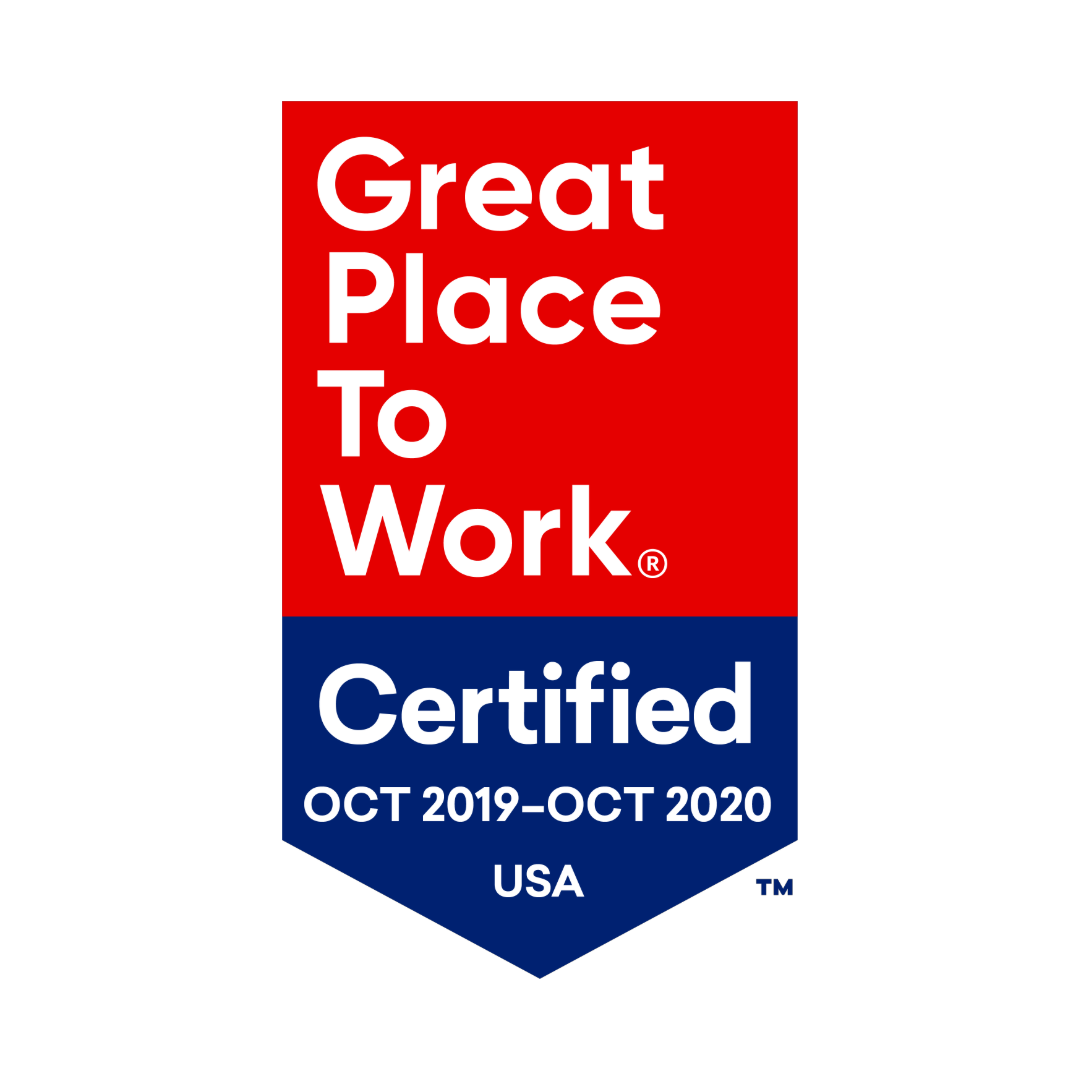 Great Place to Work® Certified 2019 Logo