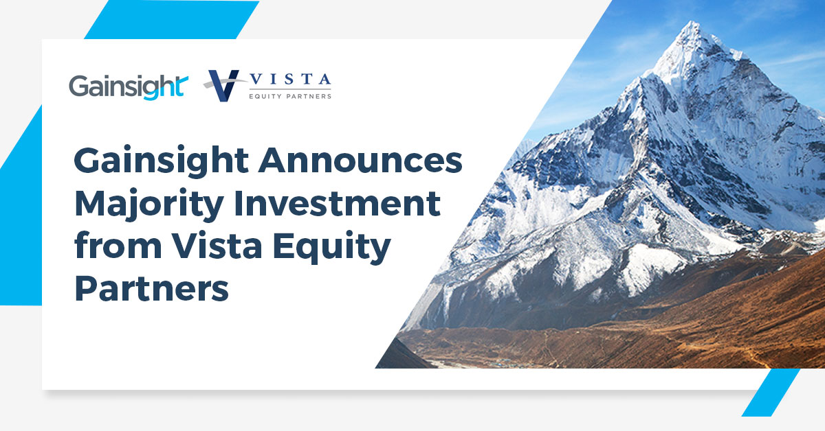Gainsight Announces Majority Investment from Vista Equity Partners Image