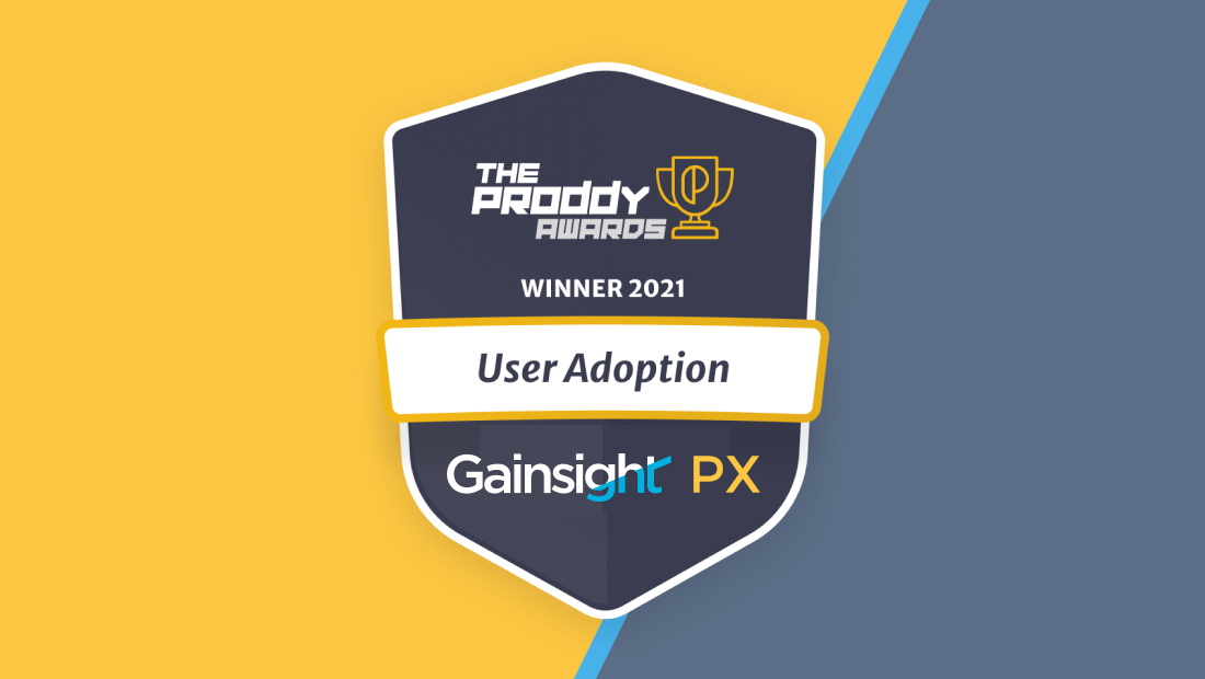 Gainsight PX Wins Coveted Proddy Award for Best User Adoption Solution Image