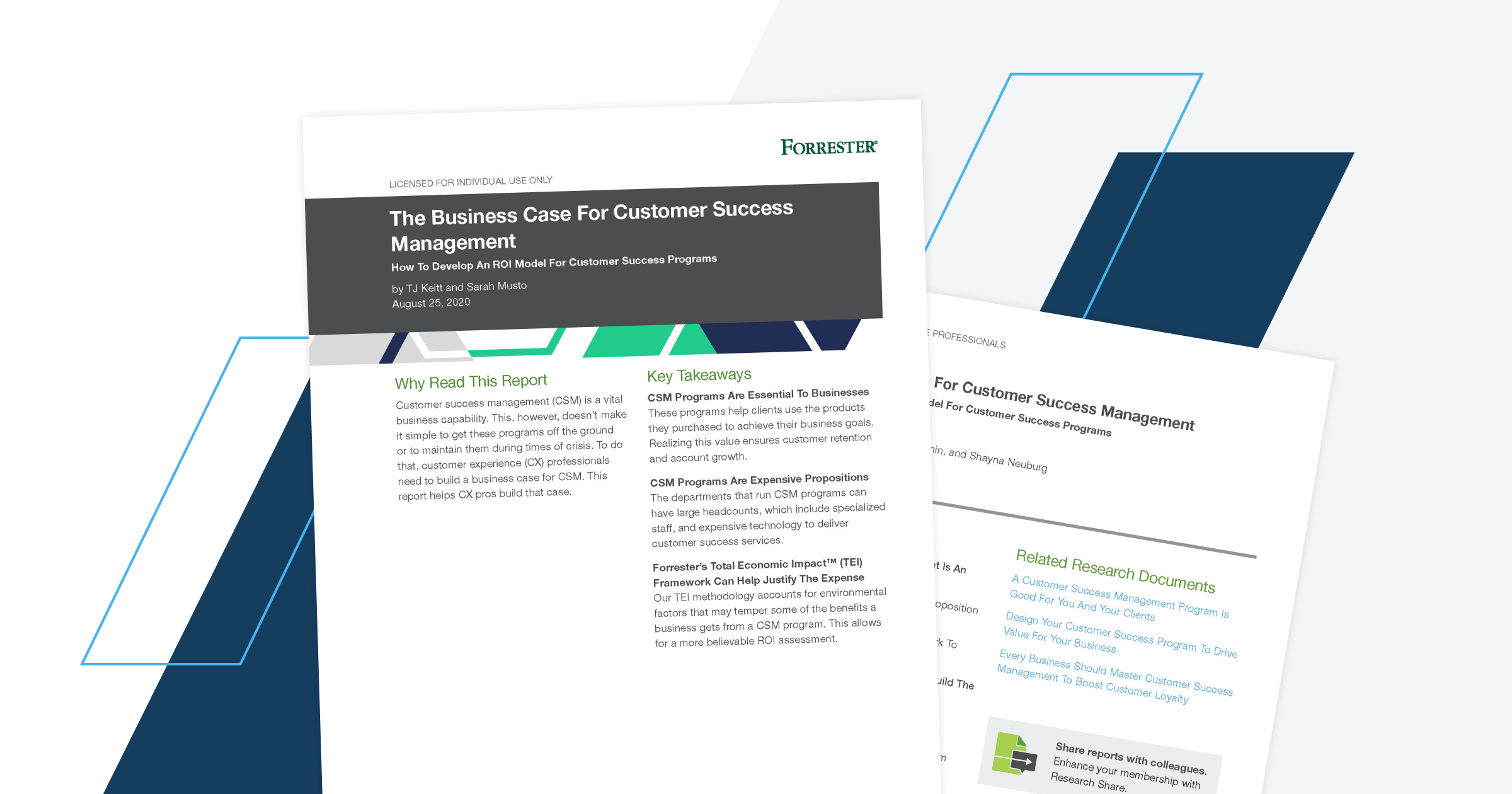 Forrester Report: The Business Case For Customer Success Management