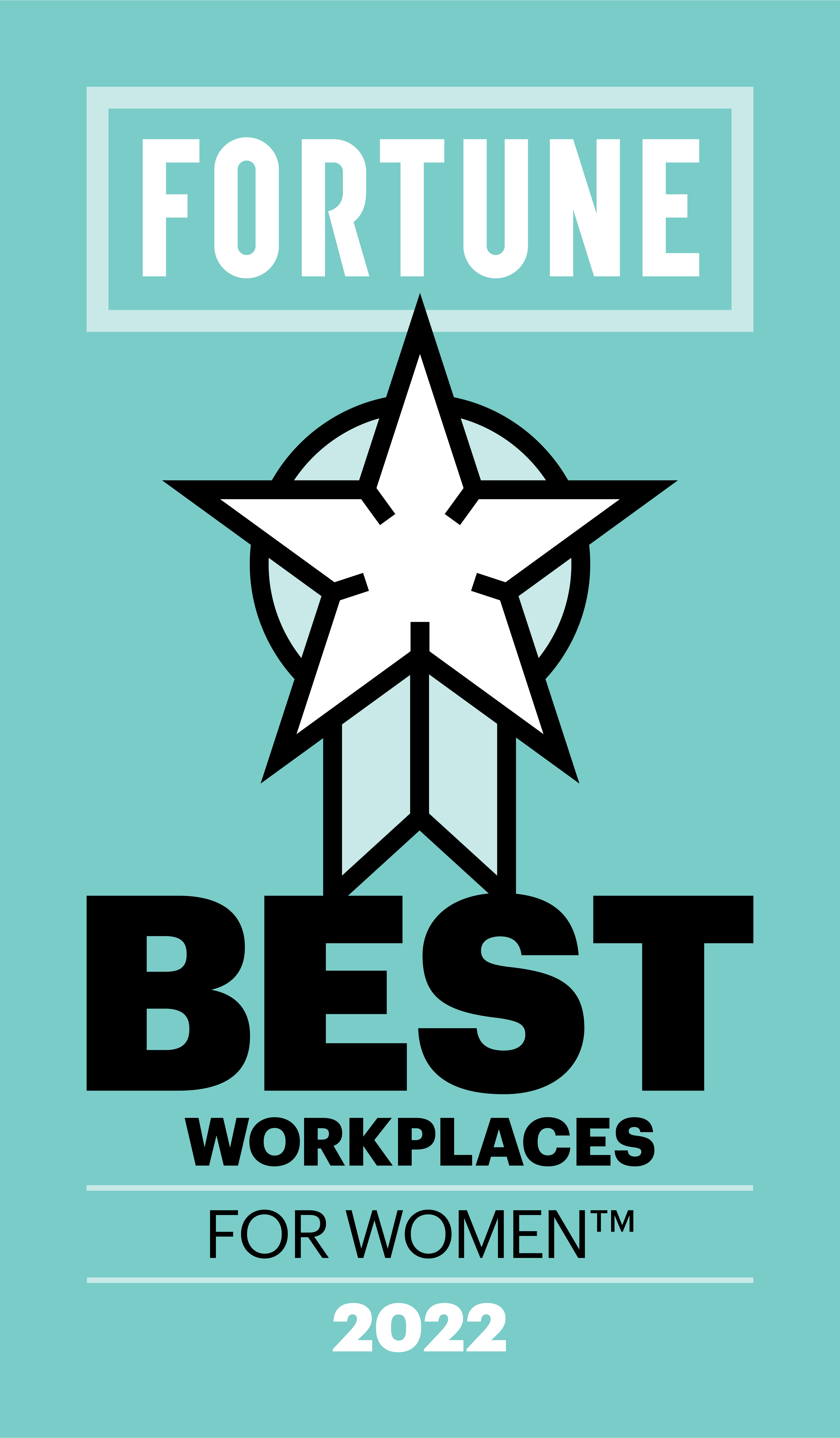 Fortune Best Workplaces for Women™ 2022 Logo