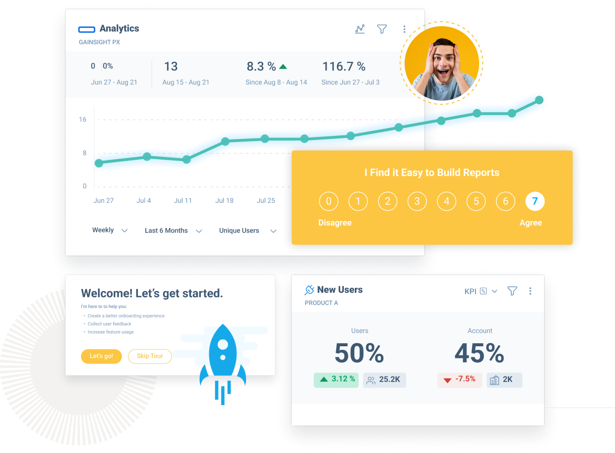 Gainsight Product Experience illustration